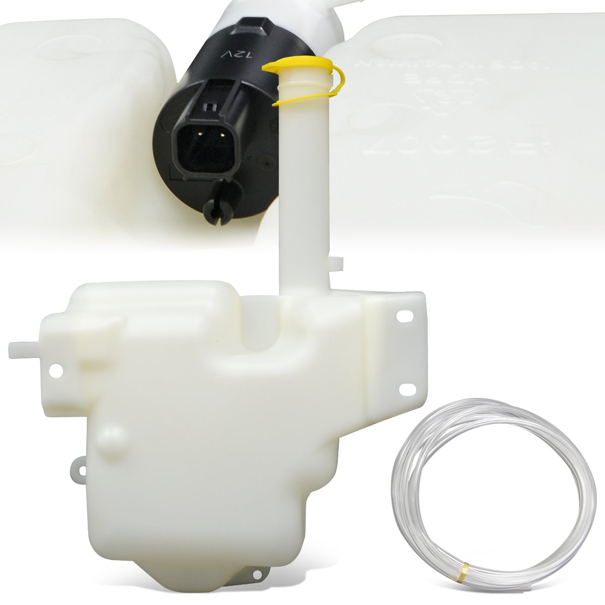 CAAP, 01-06 Chrysler Sebring Dodge Stratus Windshield Washer Reservoir Tank Bottle w/Fluid Pump