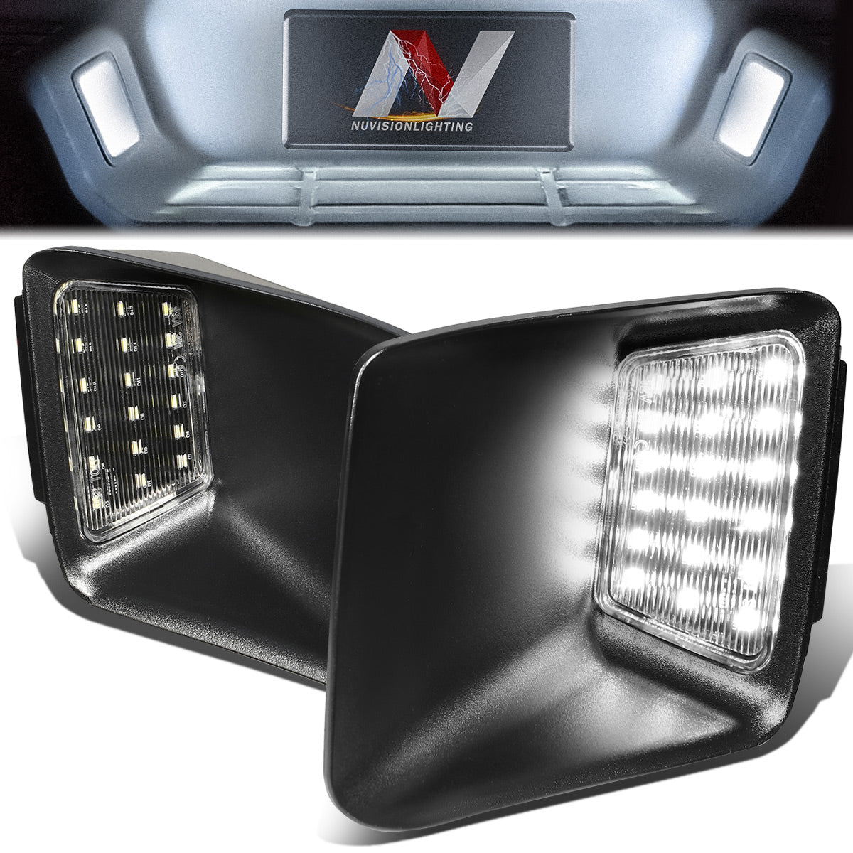 Nuvision Lighting, 04-12 Chevy Colorado GMC Canyon LED License Plate Lights