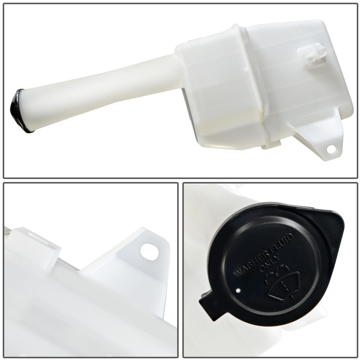 CAAP, 04-14 Toyota Sienna Windshield Washer Reservoir Tank Bottle w/Level Sensor+Fluid Pump