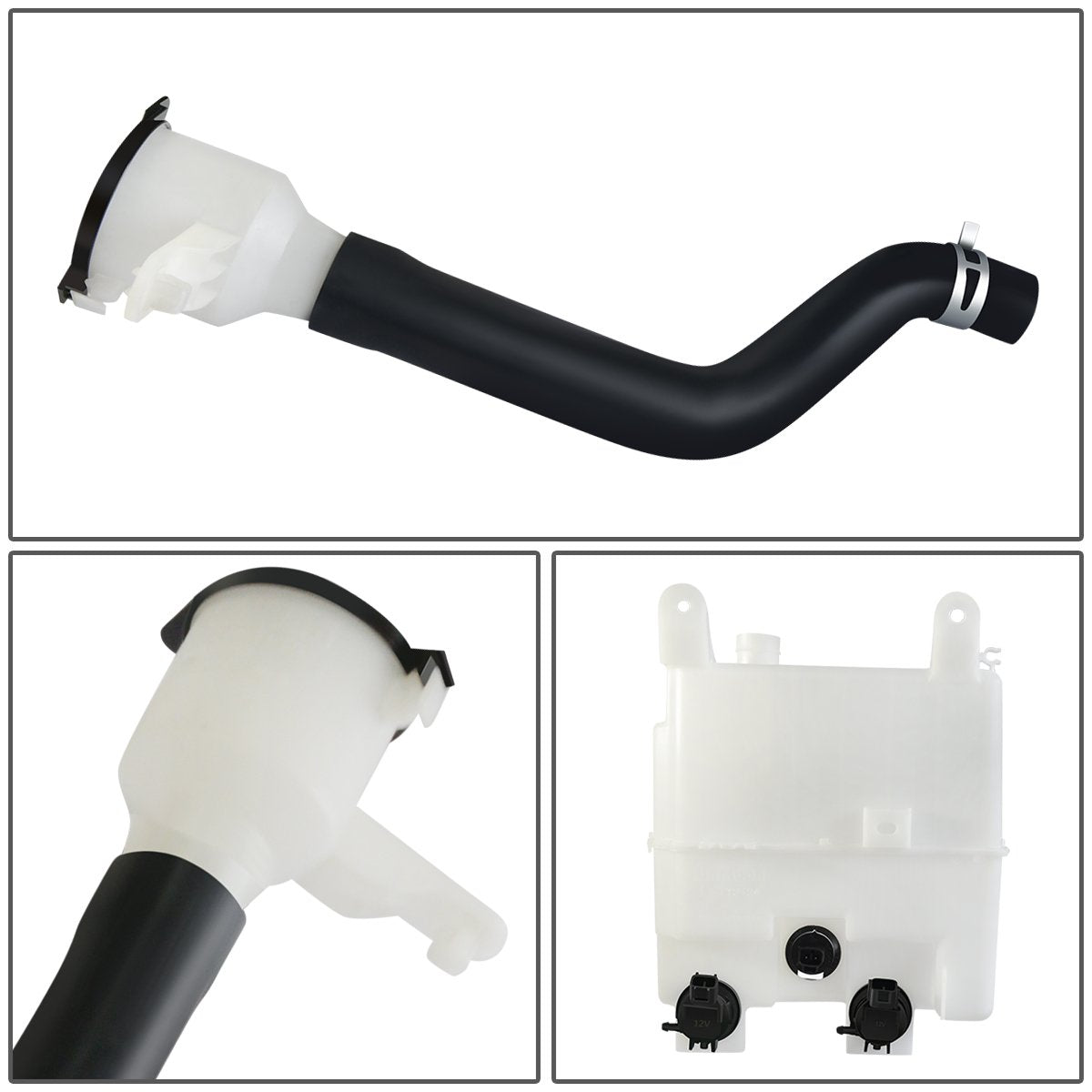 CAAP, 06-08 Lexus RX400H Windshield Washer Reservoir Tank Bottle w/Level Sensor+Fluid Pump