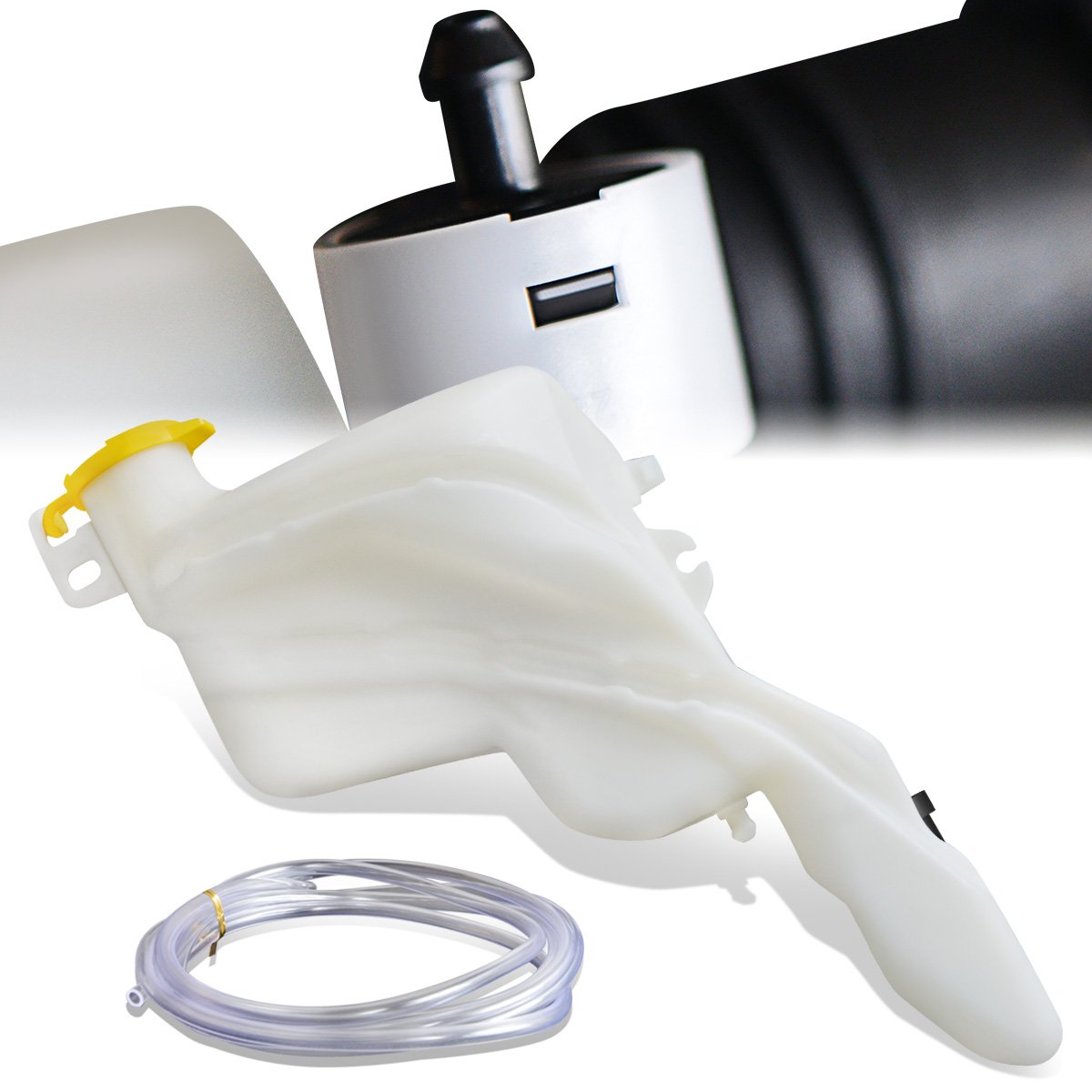 CAAP, 07-13 Jeep Compass Patriot MK74 MK 49 Windshield Washer Reservoir Tank Bottle w/Fluid Pump