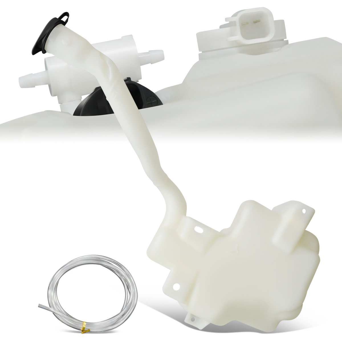 CAAP, 09-12 Ford Flex Lincoln MKT Windshield Washer Reservoir Tank Bottle w/Level Sensor+Fluid Pump