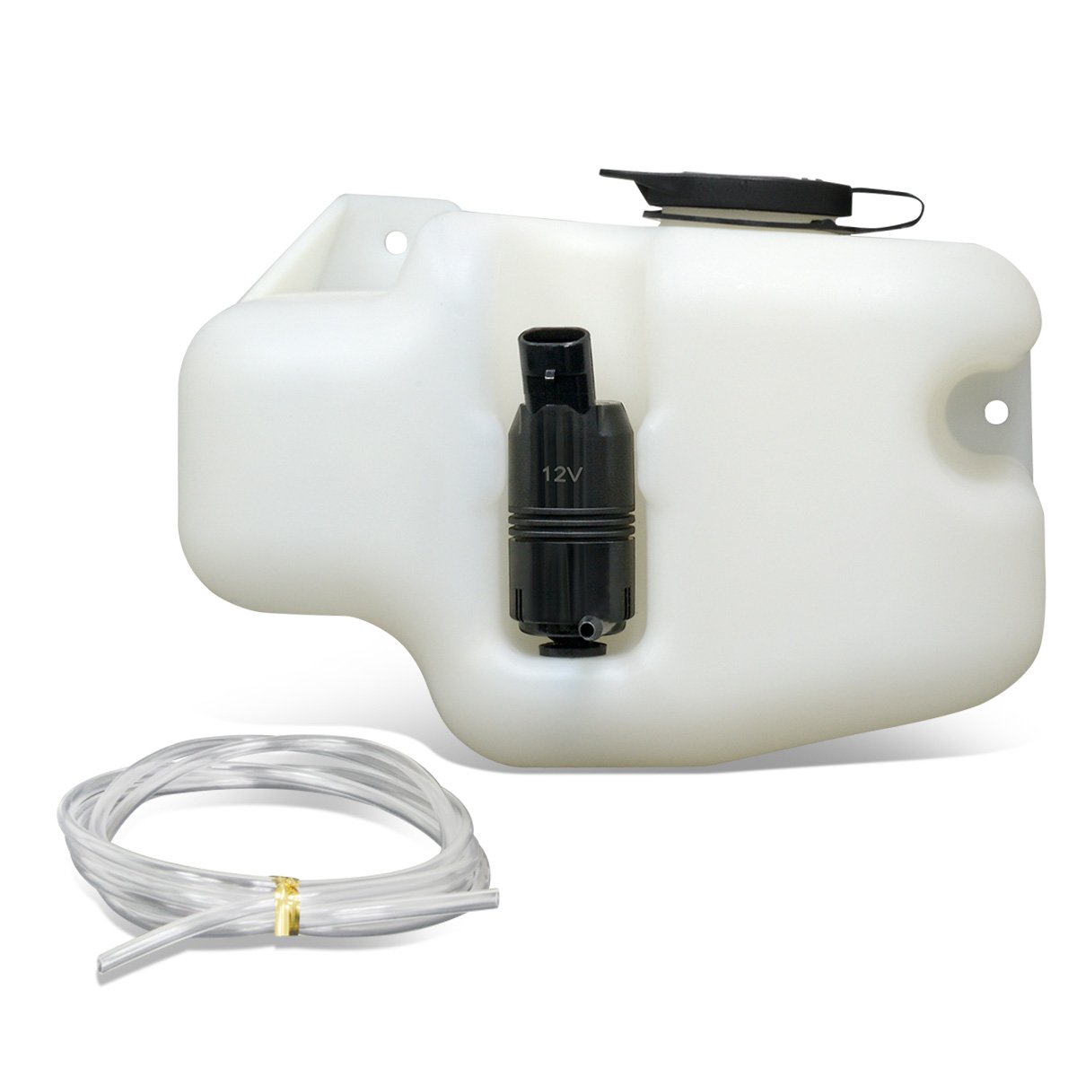 CAAP, 88-94 Chevy S10 Blazer GMC S15 Jimmy Windshield Washer Reservoir Tank Bottle w/Fluid Pump