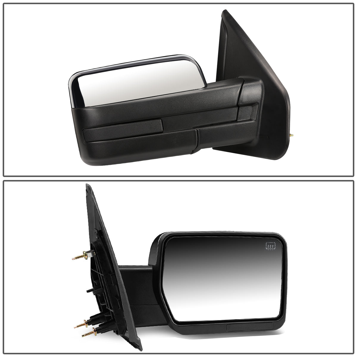 CAAP, Chrome Manual Side View Mirror (Right) 04-14 Ford F-150