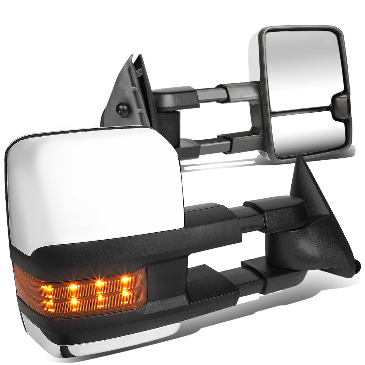 CAAP, Chrome Powered Towing Mirrors (Pair)88-98 Chevy GMC C/K 1500, 95-99 Tahoe